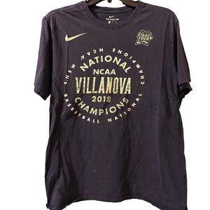 Villanova University NCAA 2018 Basketball Champions Nike Tee Shirt, Large